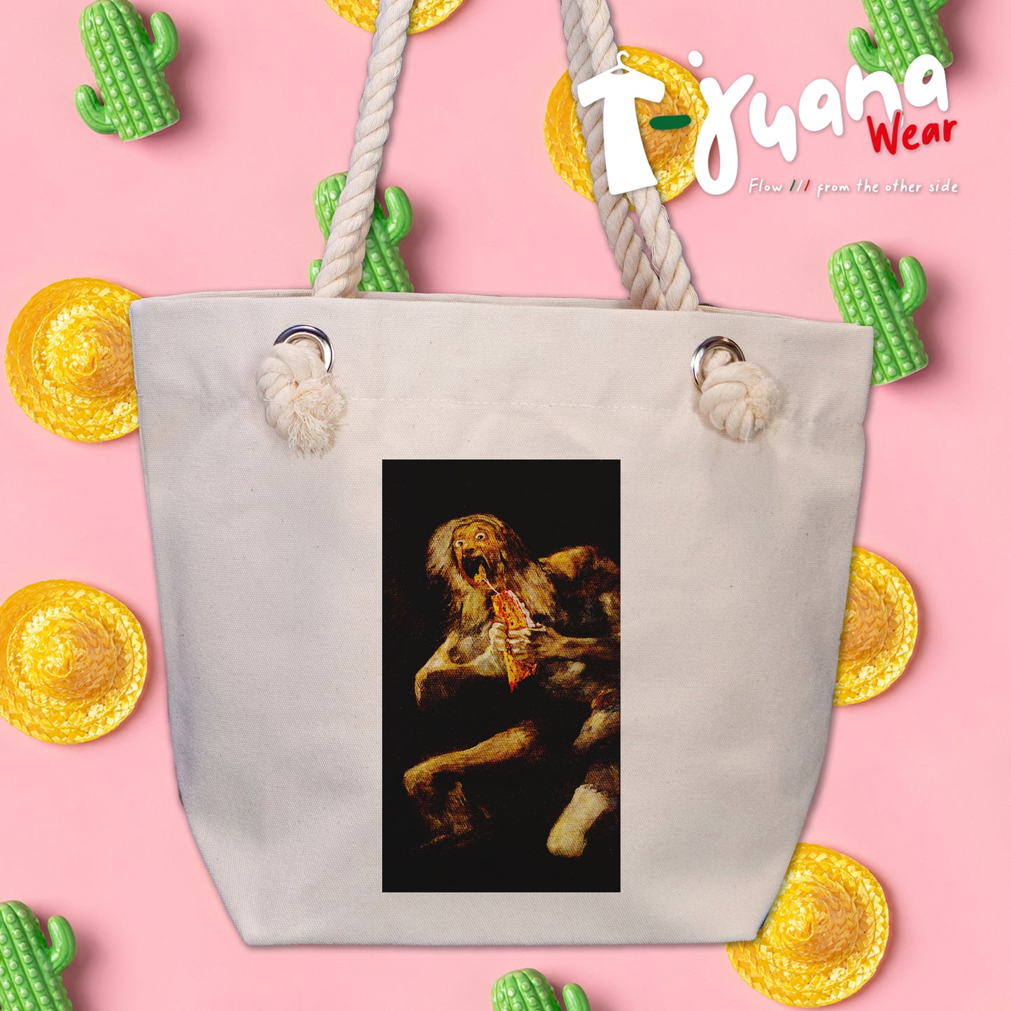 Tote Eco-bag - Saturno Devorando Su Quesadilla