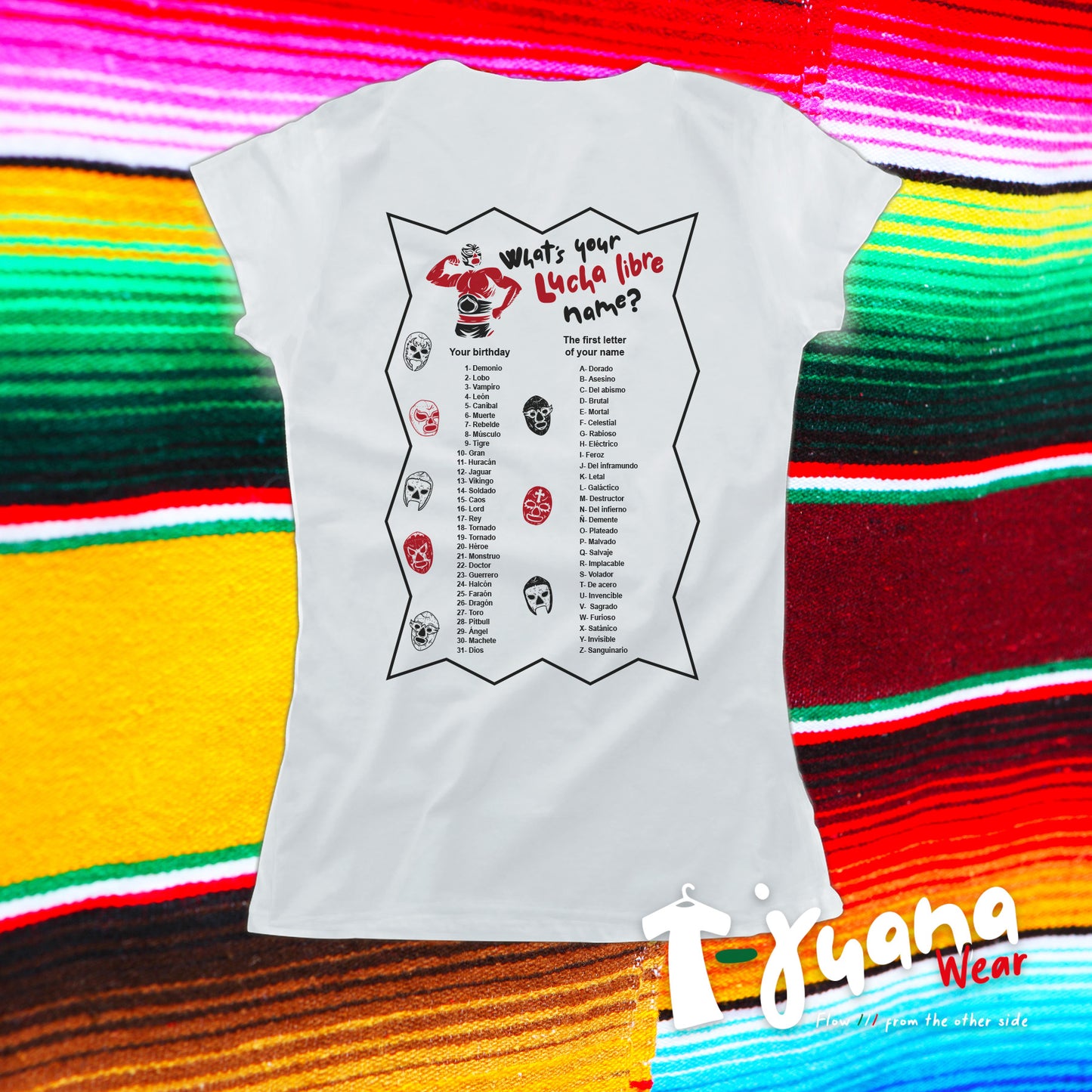 Tu Nombre De Luchador (Mujer)