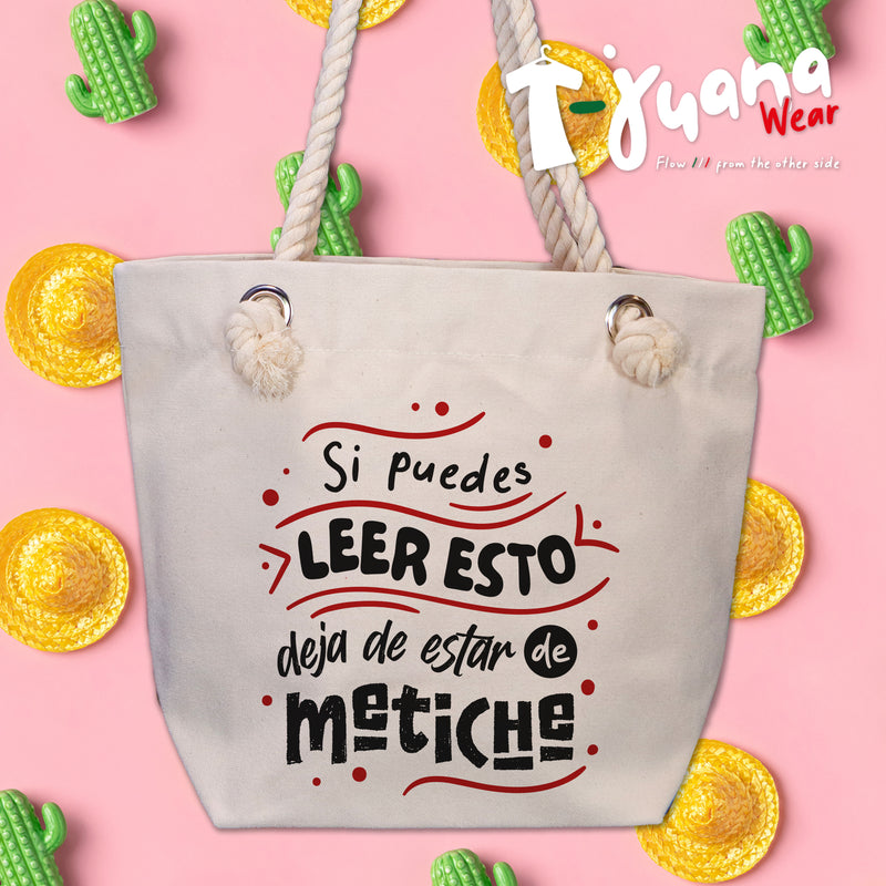 Tote Eco-bag - Si Puedes Leer Esto, Deja De Estar De Metiche