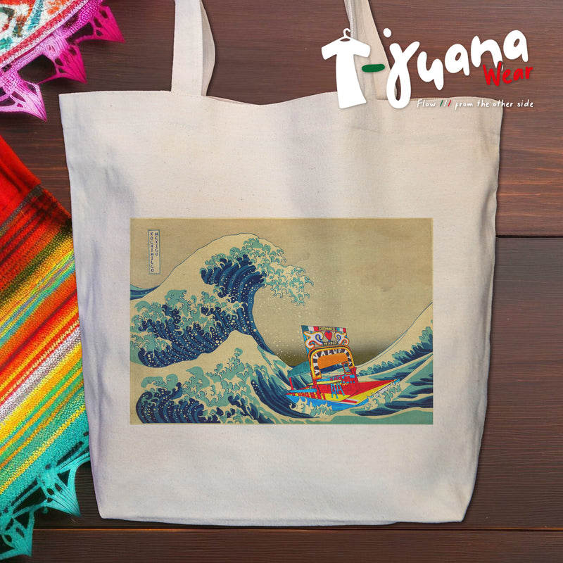 Tote Eco-bag - La Gran Ola De Xochimilco