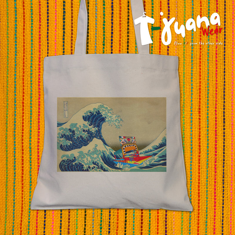 Tote Eco-bag - La Gran Ola De Xochimilco