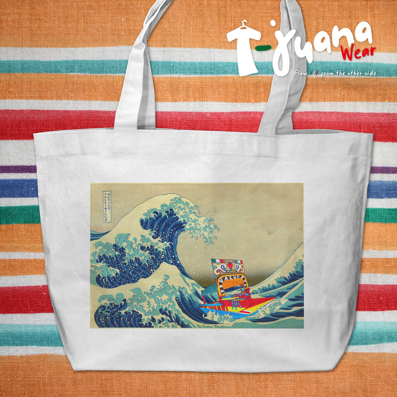 Tote Eco-bag - La Gran Ola De Xochimilco