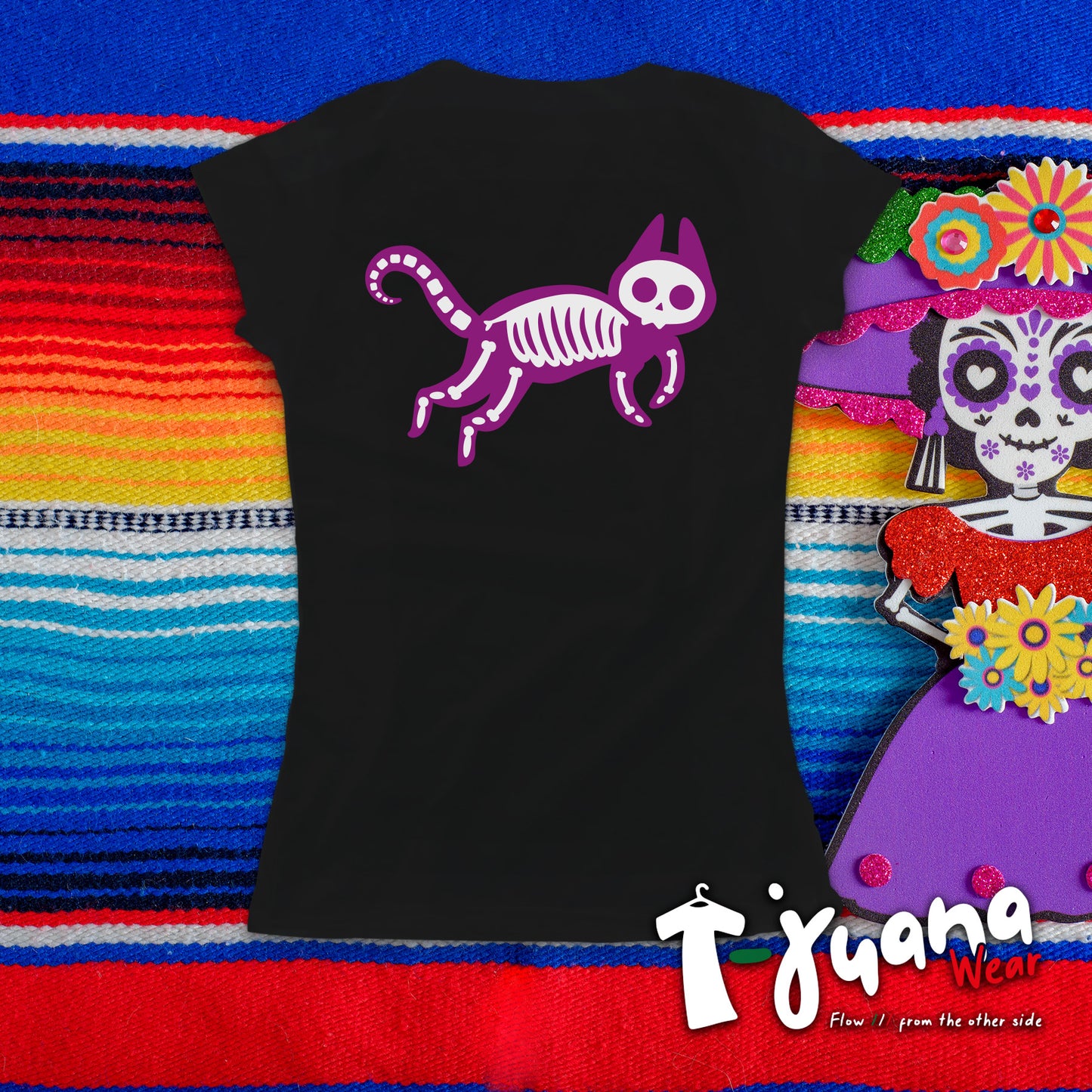 Gatito Calavera (Mujer)
